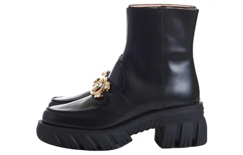 Gucci Wmns Interlocking G Boot 'Nero' Women's