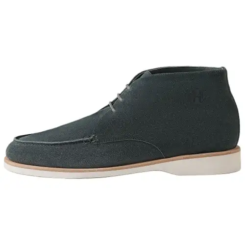 HERMES Line Casual Shoes 2.5cm Men's Storm Gray