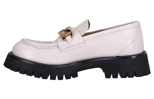 Gucci Wmns Lug Sole Loafer 'Mystic White' Women's