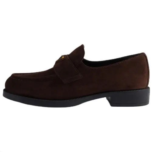 PRADA Loafers 2.5cm Women's Dark Brown