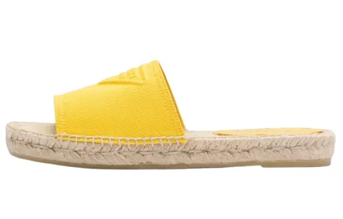 PRADA Slide Slippers Women's Yellow