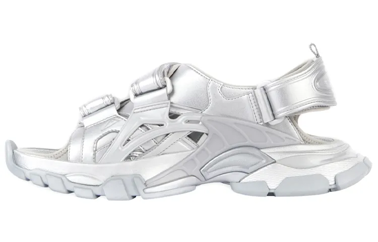 Balenciaga Track Sandal Silver Women's