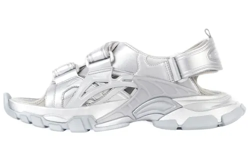 Balenciaga Track Sandal Silver Women's