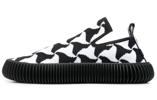 Bottega Veneta Low top Stylish Skateboarding Shoes Women's Black White
