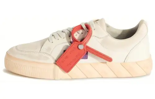 OFF WHITE Low top Skateboard Shoes Unisex Butter