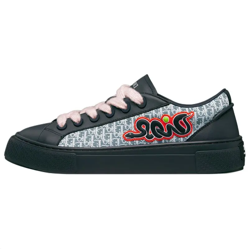 DIOR x KAWS B33 Low top Skateboard Shoes Men's Blue White Limited Edition Numbered Edition