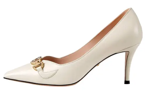 GUCCI Logo Plaque 75mm Pumps