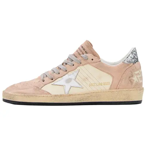Golden Goose Ballstar Leather Low top Skateboard Shoes Women's Pink