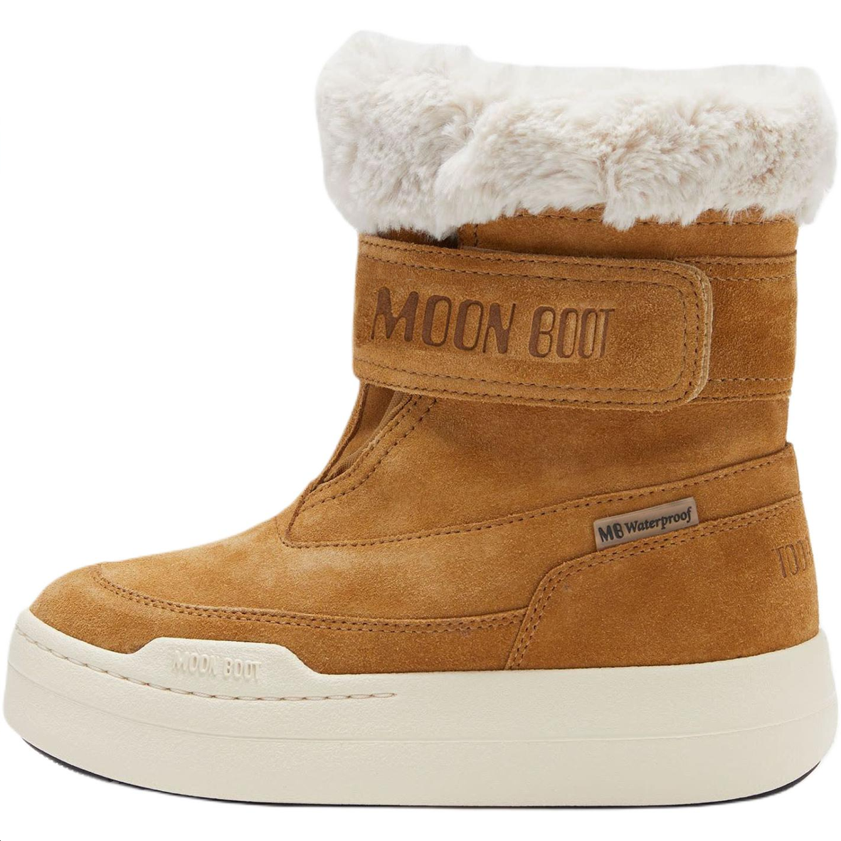Детские ботинки Moon Boot Junior Park Strap (коричневые)
