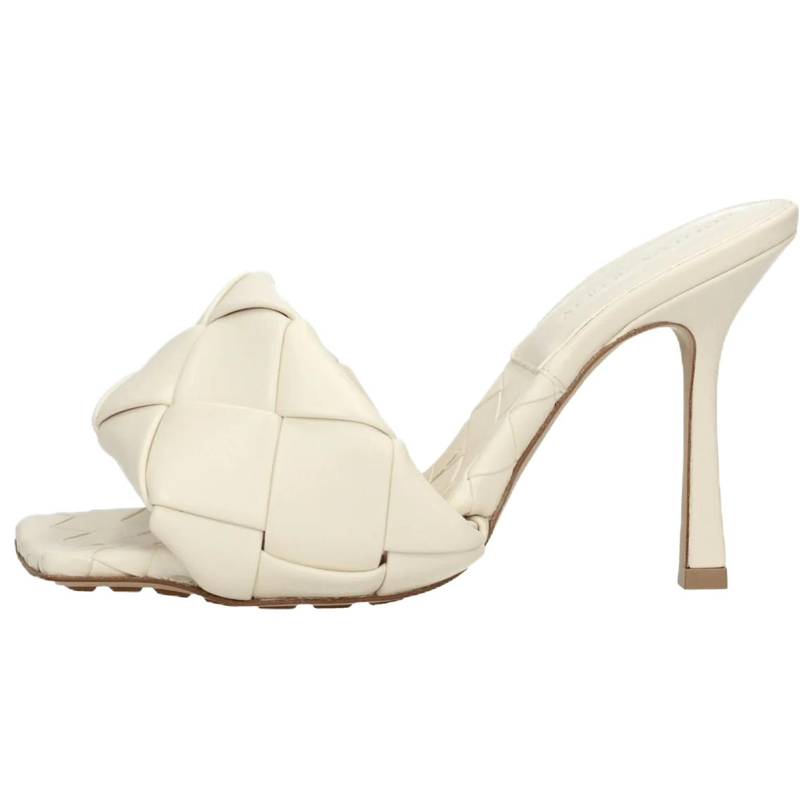 Bottega Veneta Lido Slide Slippers Women's Beige