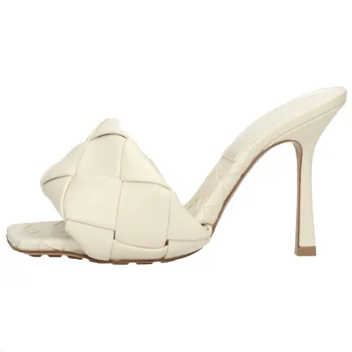 Bottega Veneta Lido Slide Slippers Women's Beige