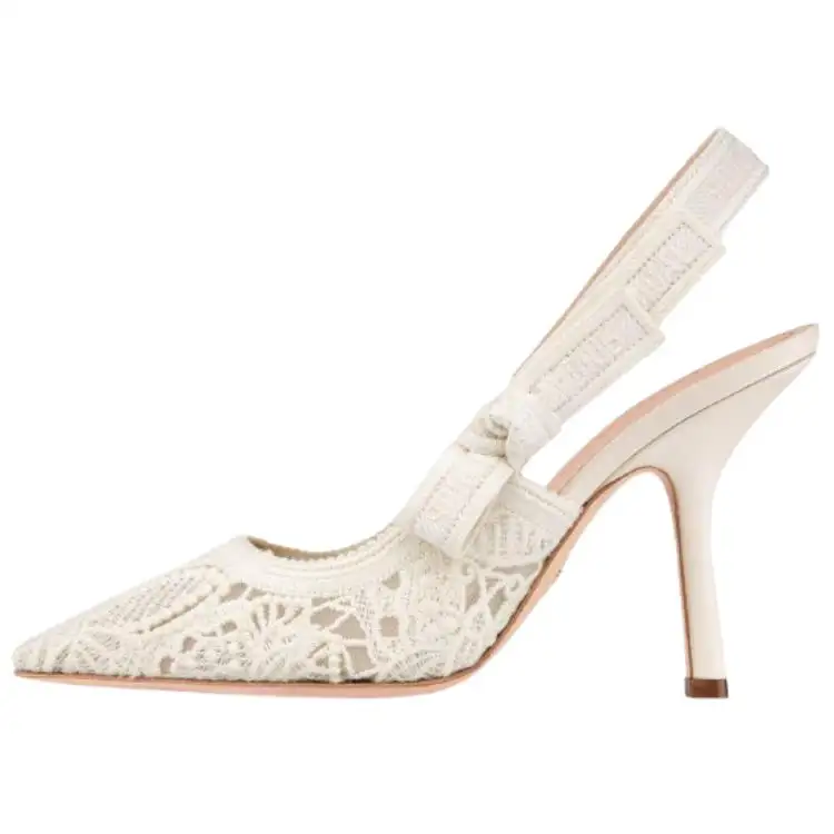 DIOR Slim Heel High Heels Women's Beige