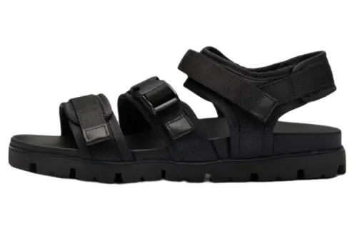 PRADA Touch-strap Flat Sandals
