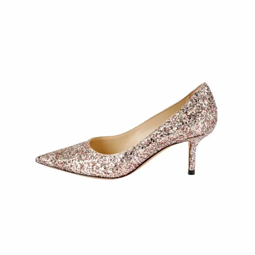 Jimmy Choo LOVE 65 Slim Heel High Heels Women's Pink