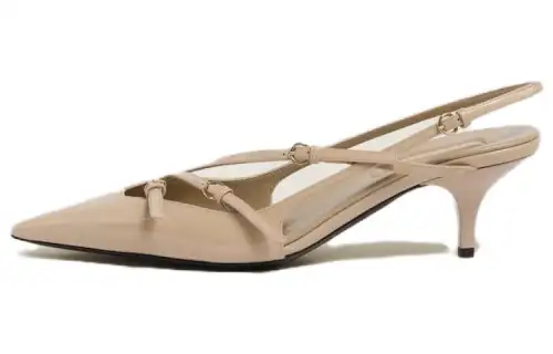 MIU MIU Buckle-detail Slingback Pumps