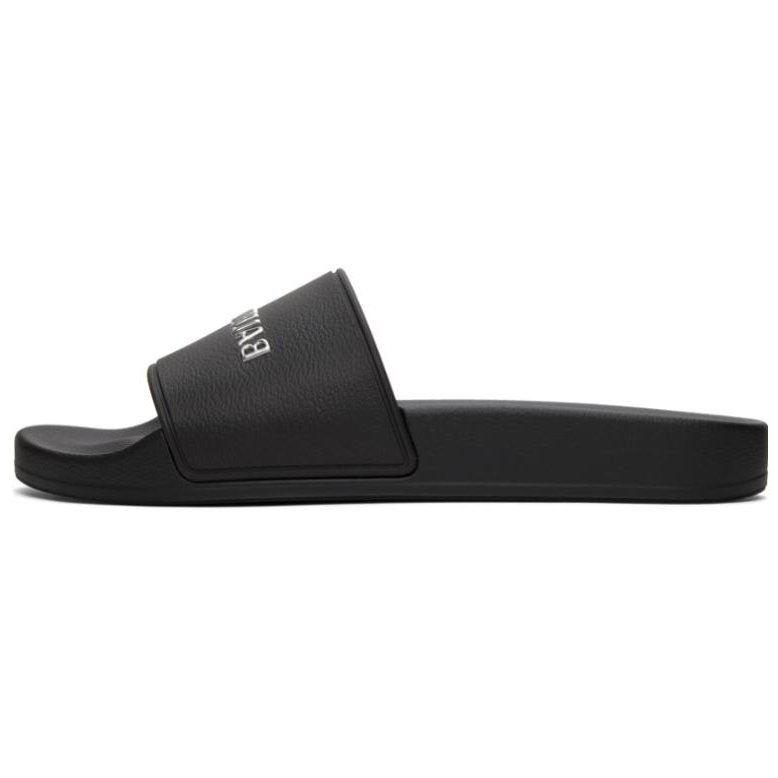 Balenciaga Pool Slide Slippers Women's Black