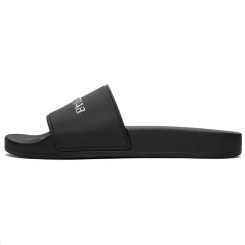 Balenciaga Pool Slide Slippers Women's Black