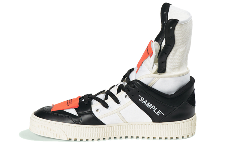Мужские кеды OFF-WHITE OFF-WHITE HIGH "OFF-COURT" 3.0 SNEAKERS (черно-белые)