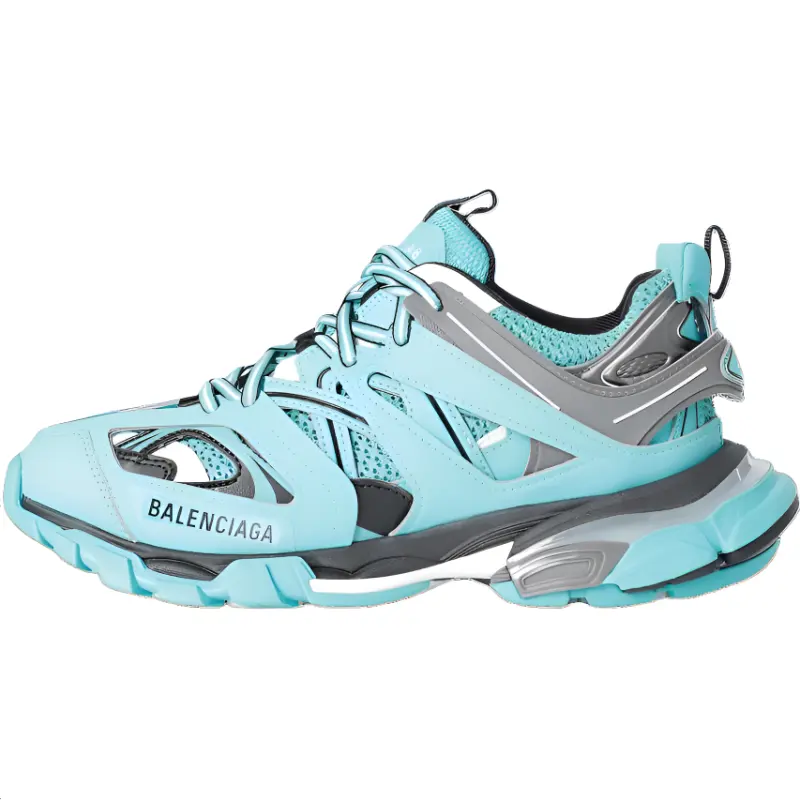 Balenciaga Track Mesh Low top Chunky Sneakers Women's Emerald