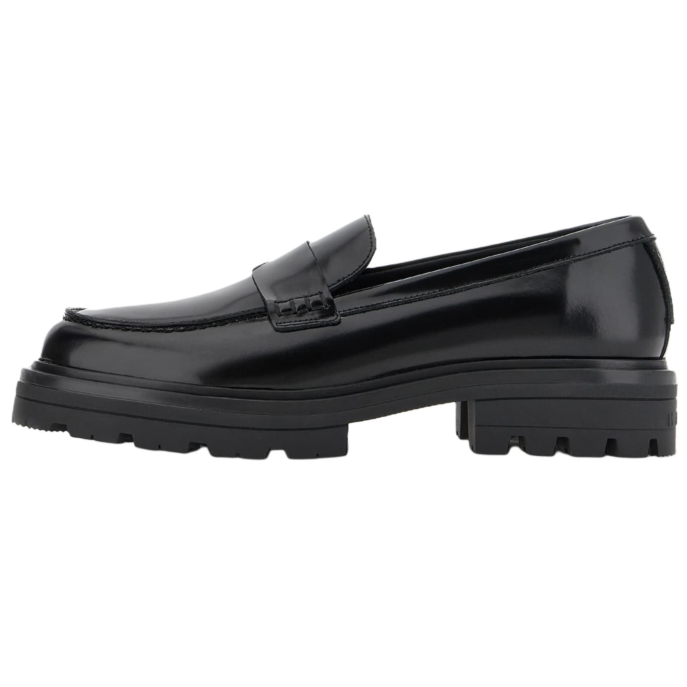 HOGAN H673 Round Toe Loafers