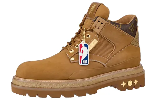 LOUIS VUITTON X NBA Oberkampf Ankle Boot Beige