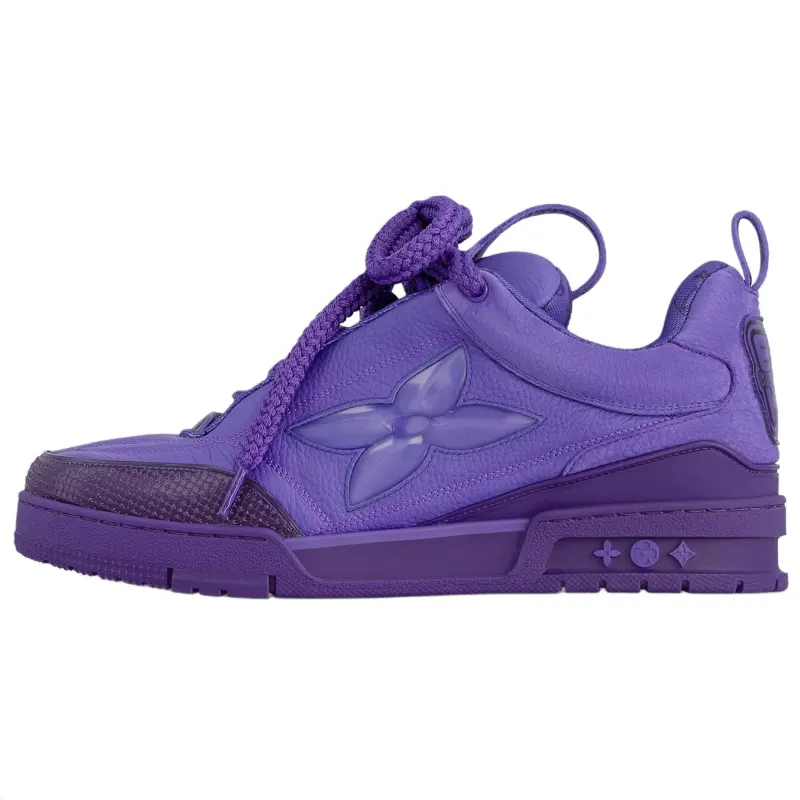 LOUIS VUITTON Skate Low top Skateboard Shoes Men's Purple