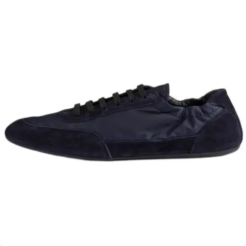 PRADA Collapse Low top Casual Shoes Women's Blue