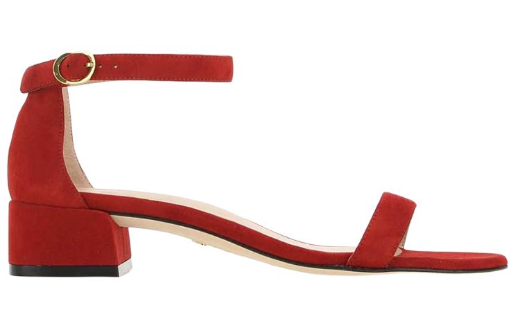 Stuart Weitzman/SW One Strap Sandals Women's Red