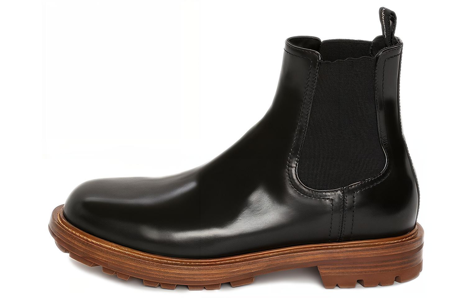Мужские ботинки Alexander Alexander McQueen (угольно-черные)