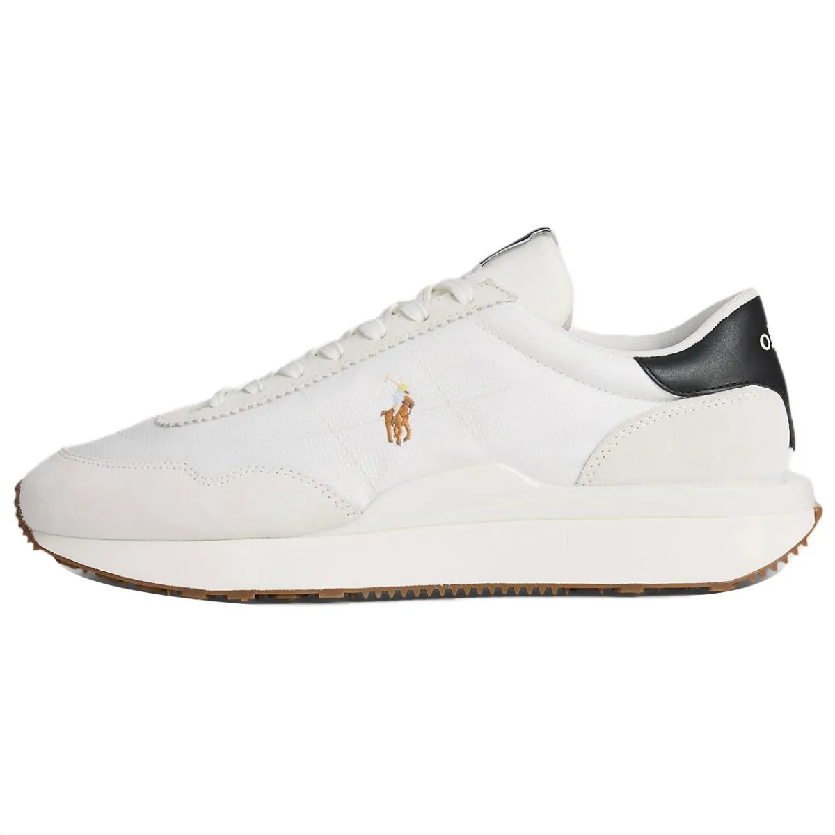 Polo Ralph Lauren Train 89 Suede Low top Casual Shoes Unisex White