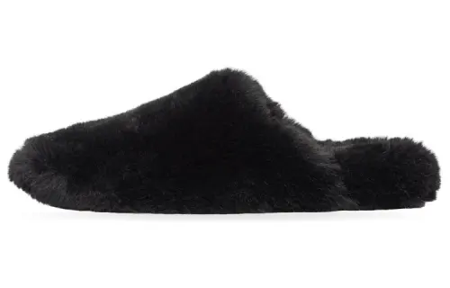 Balenciaga Teddy Faux-shearling Slippers