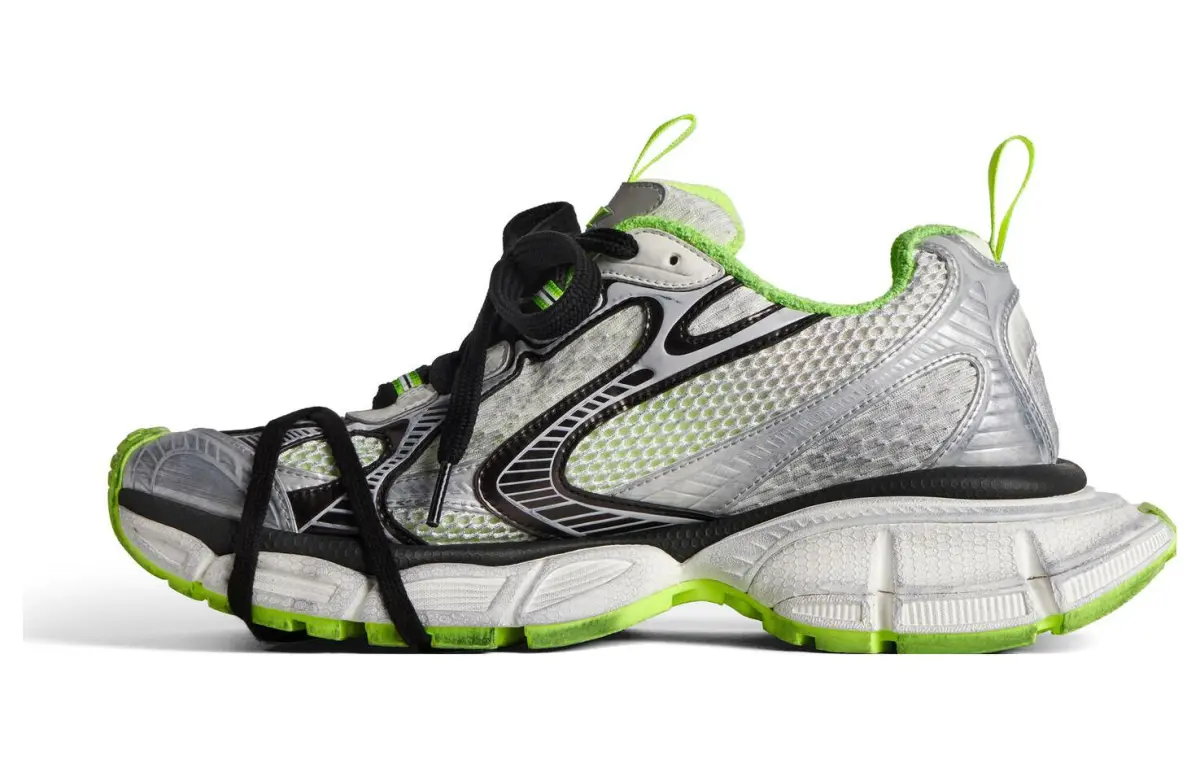 Balenciaga 3XL Silver Black Lime Women's