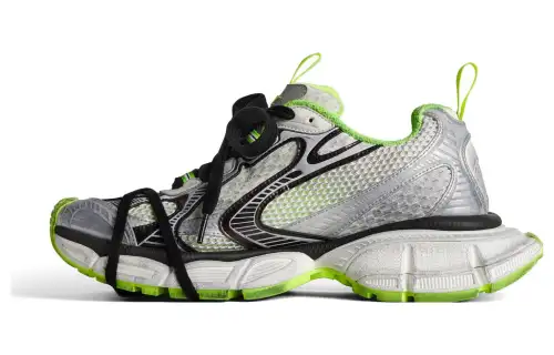 Balenciaga 3XL Silver Black Lime Women's