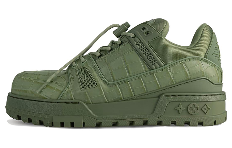Кеды Louis Vuitton Trainer Maxi 24K (зеленые)