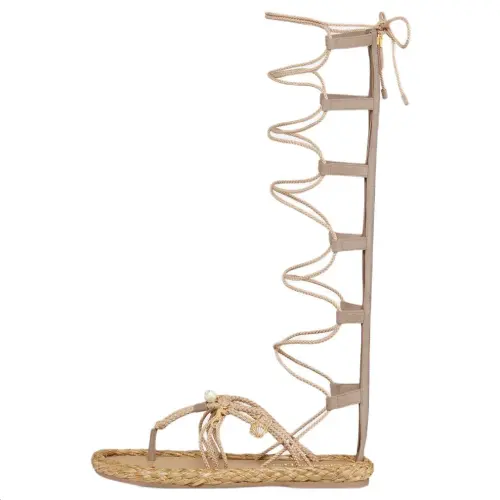 DIOR Dioriviera OCEAN Roman Sandals Women's Cream