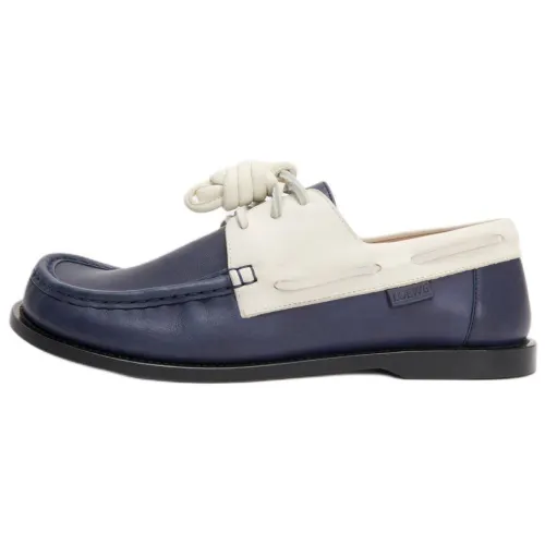 LOEWE Campo Calfskin Casual Shoes Women's Blue