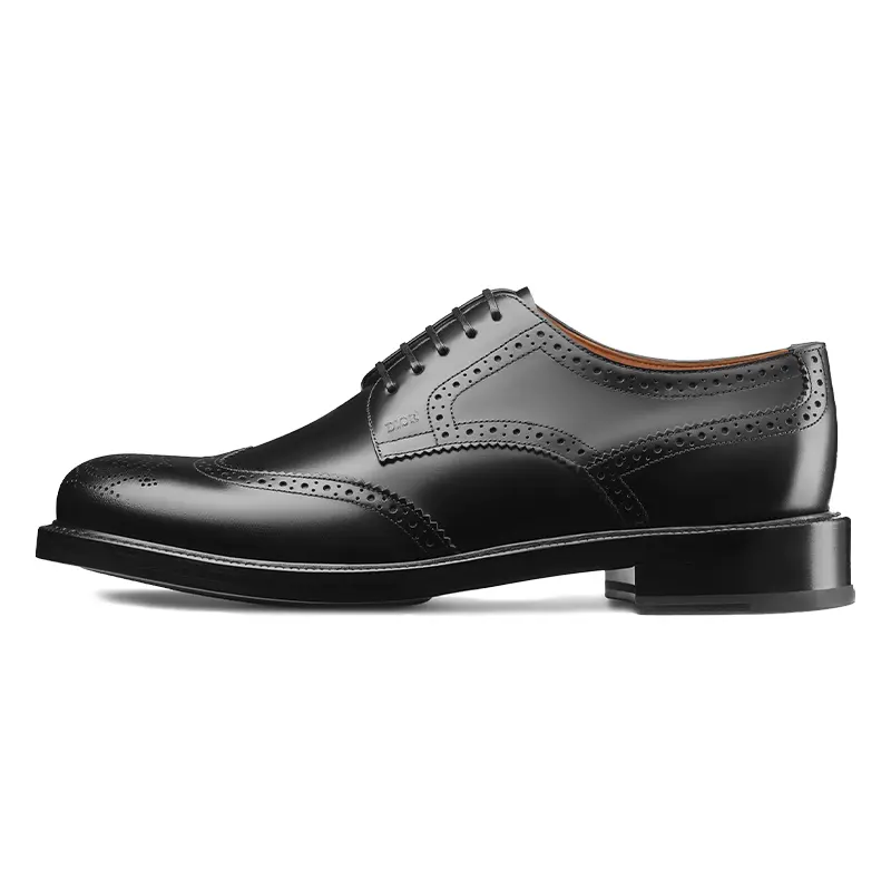 DIOR Brogue Derby Shoes Men's Black