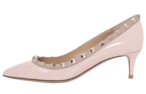 Valentino Rockstud GARAVANI Leather Slim Heel High Heels