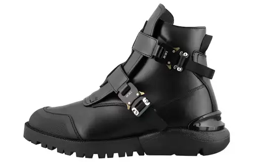 DIOR Buckle Military Combat Boot Black