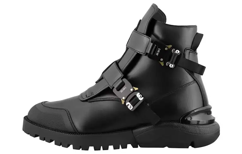 DIOR Buckle Military Combat Boot Black