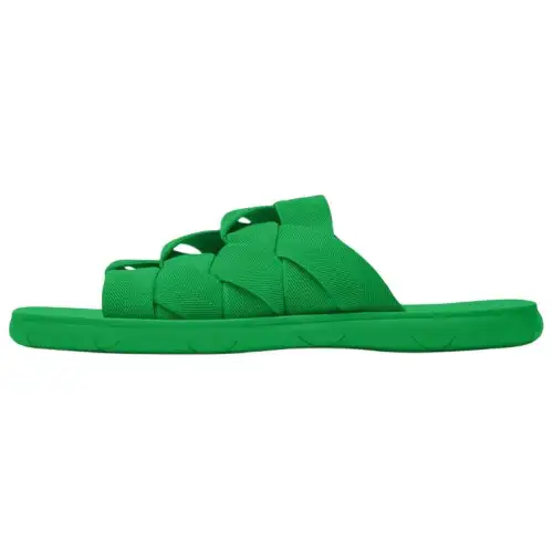 Bottega Veneta Plat Slide Slippers Men's Green