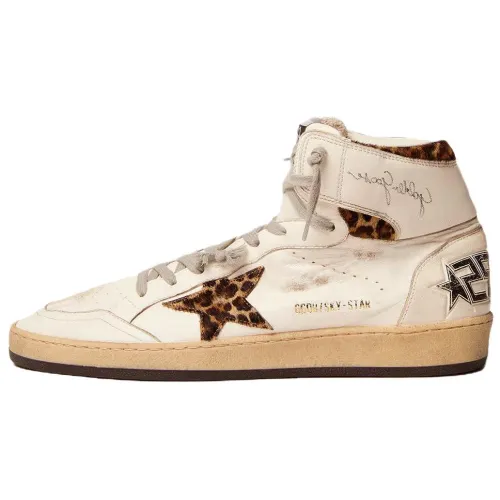 Golden Goose Logo-print High-top Leather Sneakers