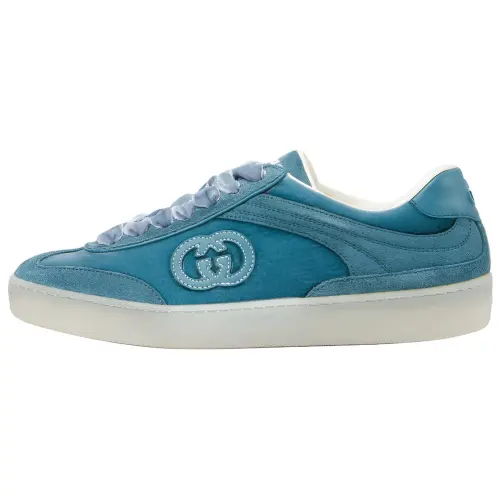 GUCCI G75 Low top Skateboard Shoes Women's Dark Cyan
