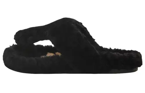 LOEWE Ease Shearling Flip Flops