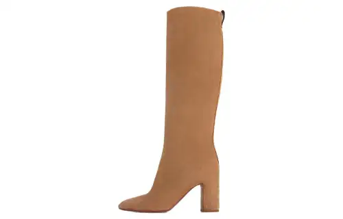 LOUIS VUITTON Donna Knee high Boots 8.5cm Women's Cognac Brandy
