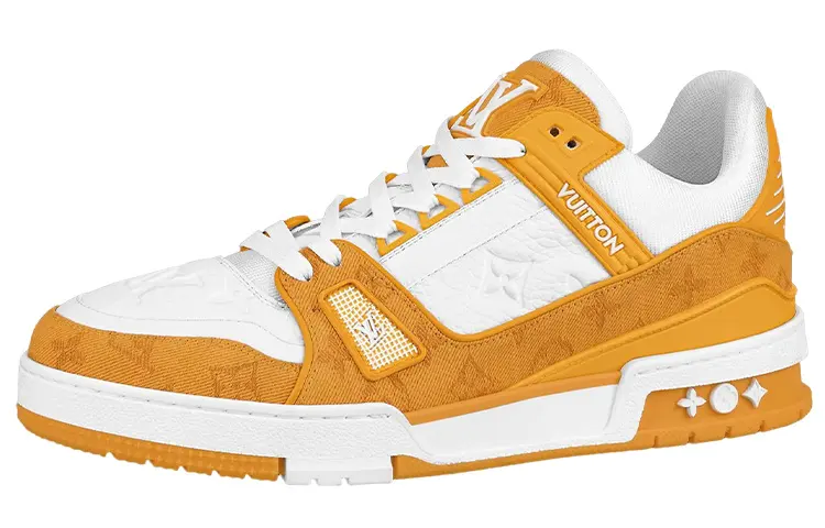 Louis Vuitton Trainer Low 'Yellow Monogram Denim'