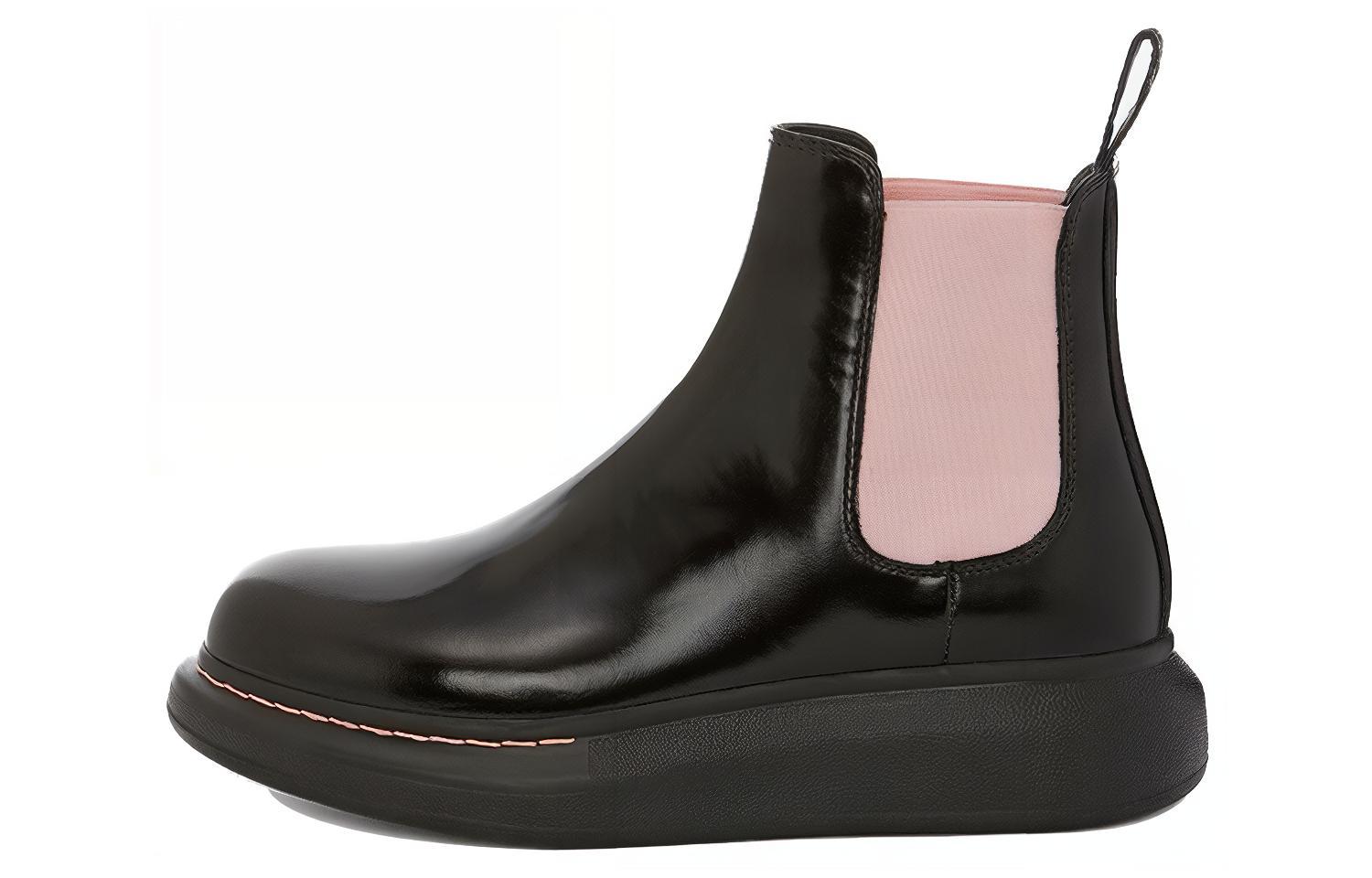 Женские ботинки Alexander McQueen Hybrid (черные)