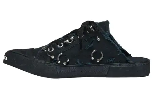 Balenciaga PARIS Fashion Trend Closed Toe Slippers Women's Black