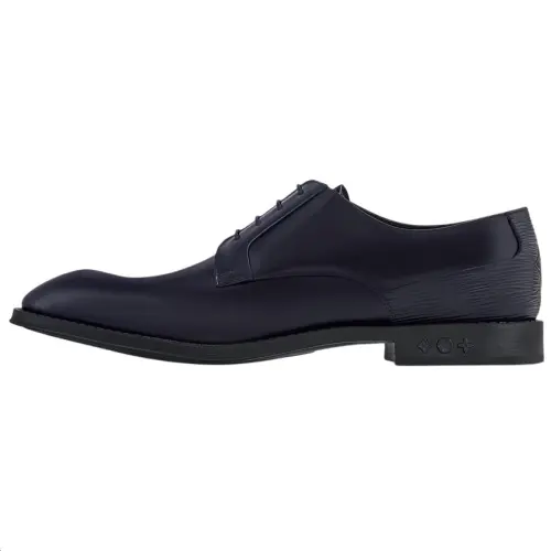 LOUIS VUITTON Kensington Dress Shoes Men's Marine Blue