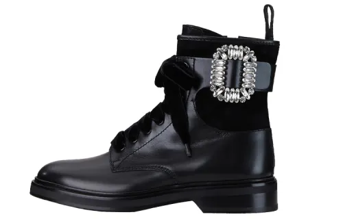 Roger Vivier Roger Vivier Viv' Rangers Comfortable Everyday Boots Women's Black